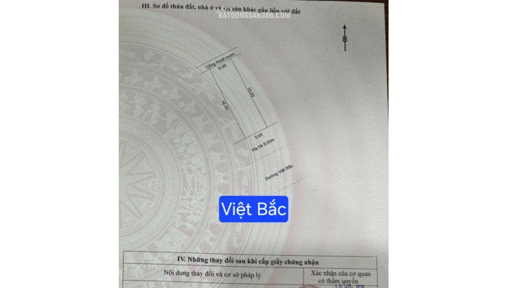 BÁN CẶP ĐẤT ĐƯỜNG VIỆT BẮC - SÁT BÃI TẮM TÂN TRÀ